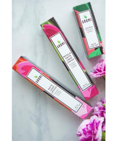Aromi Metallic Matte Liquid Lipstick - Shimmery Vegan Cruelty-free Formula (Pumpkin Spice) - Buy Online on GoSupps.com