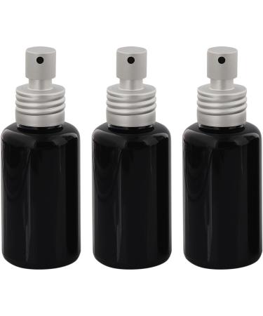 Miron Glass Violet Atomizer Bottle 50ml | Kosmetex Silver Aluminum Pump Spray Bottles | Set of 3 Empty Bottles for Travel & Storage - Buy Online on GoSupps.com