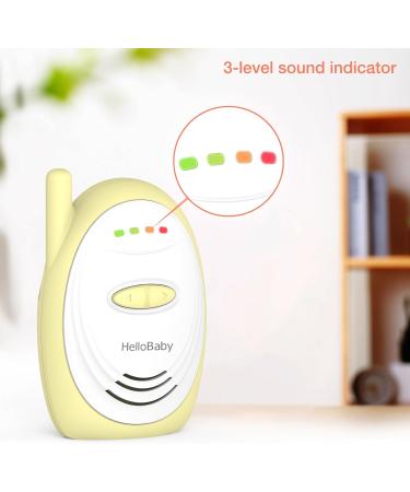 Hellobaby HB168 Digital Baby Monitor | DECT Audio Babyphone | Safe 300m Range | Eco Mode & USB Connection - Buy Online on GoSupps.com