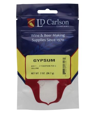 Calcium Sulfate Gypsum 2 oz. for Home Brew