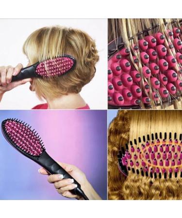 Electric Heating Comb Hair Straightening Brush Adjustable Temperature Hair Straightener Women's Hair Hot Comb (Color : 1pcs no Box Size : EU) EU 1pcs No Box - Buy Online on GoSupps.com