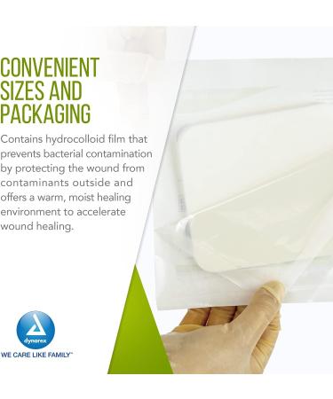 Dynarex CuraFoam Foam Dressings 4 x 4.25 Inch/10 Count - Sterile Non-Bordered Pads for Medium to Heavy Exuding Wounds - Cushioned Moist Wound Care - 1 Box - Buy Online on GoSupps.com