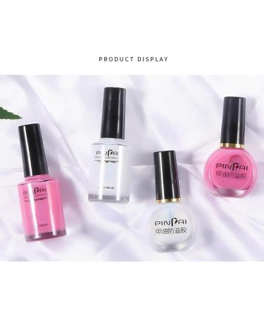 Peel Off Protective Nail Polish Manicure Liquid Tape Spill-proof Gel Tearable Nail Care Tool 10ml White white 10m - Buy Online on GoSupps.com