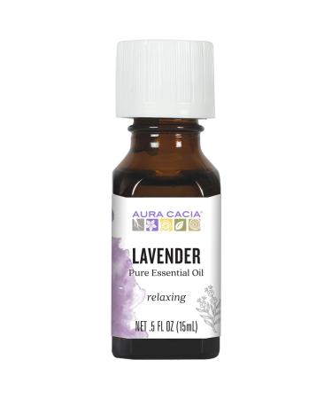 Aura Cacia Lavender Essential Oil 0.5 fl. oz. 1 Fl Oz (Pack of 1)