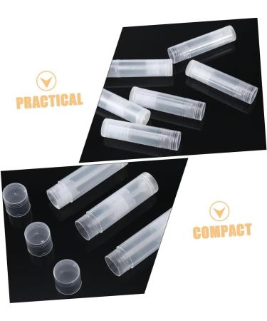 Baluue 100pcs Empty Lipstick Tube Tubes Bulk Lip Gloss Holders Balm Tube Holder Lip Balm Tube Clear Lip Pp - Buy Online on GoSupps.com