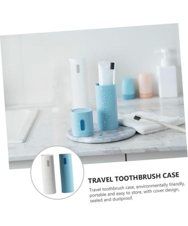 Travel Toothbrush & Toothpaste Case Set - Tovinanna 2-Piece Organizer for Easy Storage & Travel - Buy Online on GoSupps.com