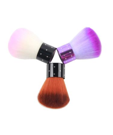 3PCS ANGYA Nail Dust Brush Set for Acrylic Nails - Manicure & Makeup Cleaner Tools - Buy Online on GoSupps.com