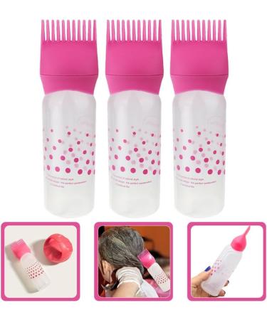 3 pi ces Lot de Bouteilles Applicatrices Peigne pour Coloration et Soin des Cheveux Secs Ab m s Flacons Gradu s pour Teinture Teinture et Huile Capillaire Faciles Utiliser et - Buy Online on GoSupps.com