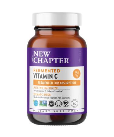New Chapter Fermented Vitamin C 250 mg 60 Vegan Tablets
