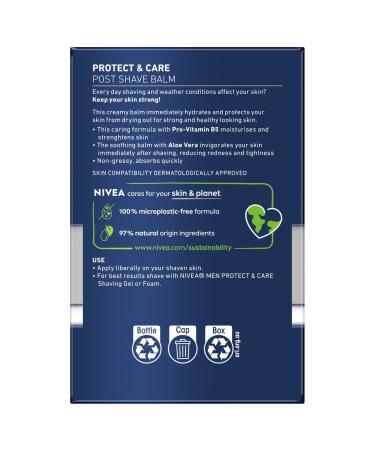 Nivea Replenishing Post Shave Balm 100ml - Best After Shave for Men | Soothes & Hydrates | International Shipping - Buy Online on GoSupps.com