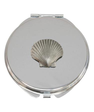 Scallop Compact Mirror Handbag Gift With Free Engraving 423