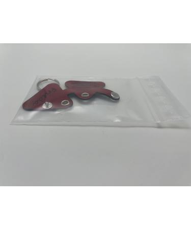 Copter Farm Dog Brand Bag - Engraved Leather Dog Collar | Customizable | Art & Real Leather | Unique Red Triangle Design - Buy Online on GoSupps.com