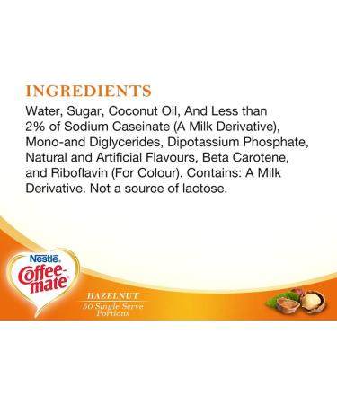 Coffee-mate Hazelnut Creamer .375 ounces - Buy Online on GoSupps.com