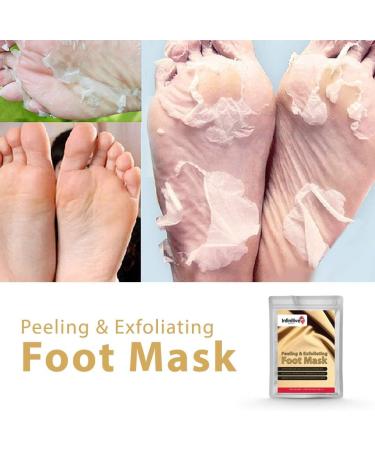 2 Pairs Foot Peeling Foot Mask - Exfoliating Socks and Moisturising Set for Peeling Off Calluses & Dead Skin - Buy Online on GoSupps.com