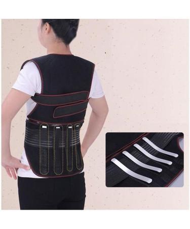 Back Braces Self-Heating Vest Posture Correction Back Pain 67Pcs Magnets Tourmaline Back Support Waist Brace Back Posture Vest Spine Shoulder Lumbar Belt (Size : Large) (Medium) - Buy Online on GoSupps.com