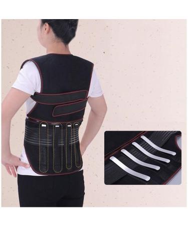Posture Corrector For Women And Men Self-Heating Vest Back Brace Lumbar Support Belt Adjustable Waist Support Straps For Lifting Back Pain Sciatica Corrector (Size : XL) - Buy Online on GoSupps.com