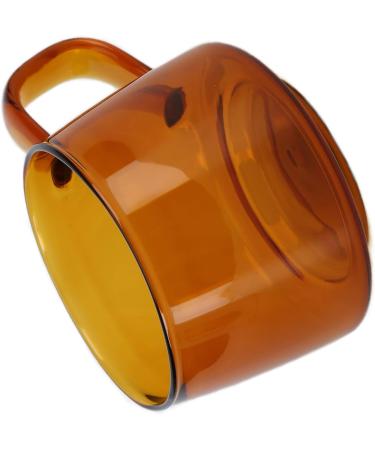 Tasse Caf Transparente Tasses Caf en Verre Transparent de 250 ML Tasse Th et Lait avec Poign e Verres Boire en Borosilicate pour Caf la Maison(Ambre) - Buy Online on GoSupps.com