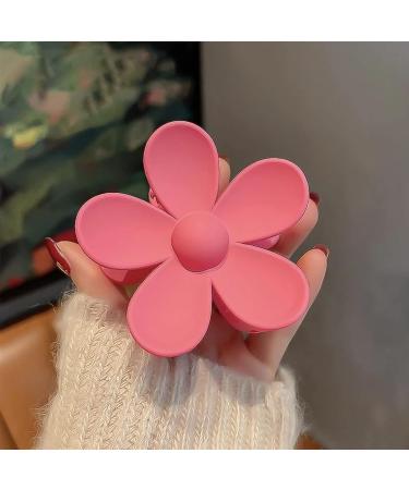 Matte Flower Hair Claw Clips Set - 8PCS | Large Claw Clips for Thick Hair | Women's Hair Accessories | Colorful Gift for Women and Girls - Buy Online on GoSupps.com
