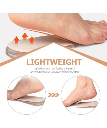 minkissy 1 Set Half Size Heel Pad Sports Heel Pads Creative Heel Pads Footed Pads Shoes Height Increase Cushions Heightened Pad Shoes Height Increase Pads Heel Lift Portable Heel Pads - Buy Online on GoSupps.com