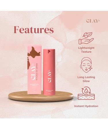CLA YCO Sake Glass-Glow Essence Face Serum 80 ML | Antioxidant Rich Cica & Licorice | Radiant Skin | Japanese Skincare Routine - Buy Online on GoSupps.com