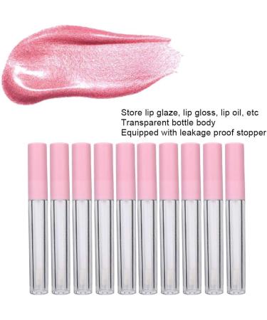 Brrnoo 10-Pack Refillable Lip Gloss Bottles | DIY Empty Lip Balm Containers | Travel Makeup Accessories (2.5 ml Each) - Buy Online on GoSupps.com