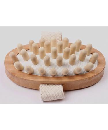 Yardwe Wooden Cellulite Massage Body Massager for Hair Stimulation and Skin Exfoliation - Buy Online on GoSupps.com