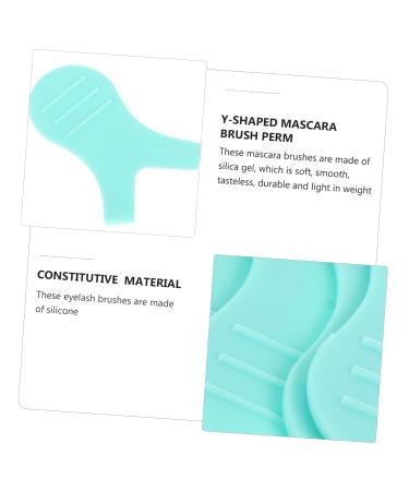 NOLITOY Eyelash Extension Lift Tools - 90 Pcs Y-Shaped Mascara Brush for Perfect Fake Eyelashes | Plastic Silicone Eyelash Brush - 4.5x3.5CM - Buy Online on GoSupps.com