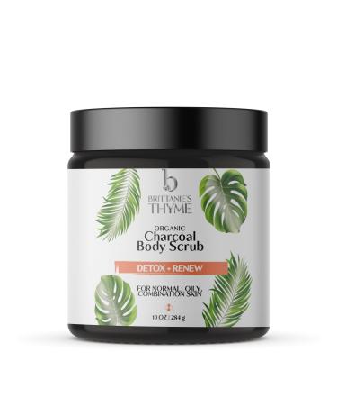 Organic Activated Charcoal Scrub - Acne Treatment  Pore Minimizer  Treats Blackheads & Oily Skin  Reduces Wrinkles