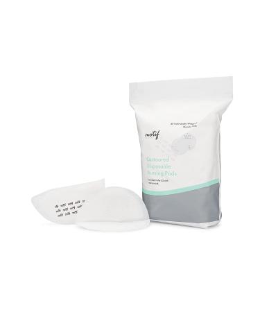 Motif Medical Disposable Nursing Pads - 60 Pack, Natural and Breathable Material, High Absorbency and Leak Protection, Adhesive Strips included - Buy Online on GoSupps.com