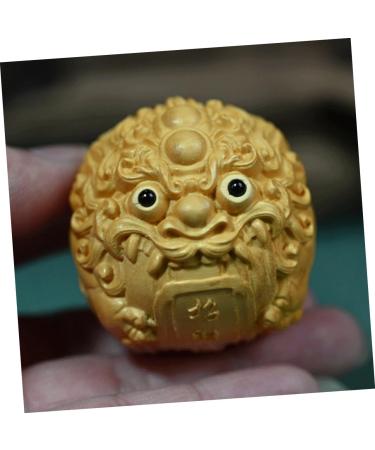 Gleavi 5-Piece Hand Exercise Balls & Massage Tools - Brass Protective Trailer Chinese Decor Pi Yao Tea Pet Wood Rolling Handballs for Relaxation & Sports - Buy Online on GoSupps.com