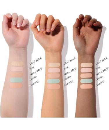 Color Correcting Concealer Palette 5 in 1 Colors Corrector Palette Face Contouring Highlighter Pallete Cream Concealer for Camouflages Imperfections and Contour Makeup (concealer palette) - Buy Online on GoSupps.com