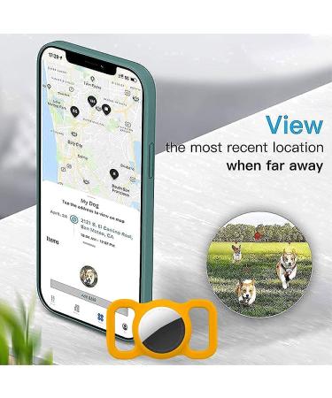 Buy PKQtop Airtag Protective Cover for Dog Collar - Silicone Anti-Lost Case in Pink | Worldwide Shipping - Buy Online on GoSupps.com