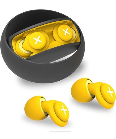 Silicone Ear Plugs for Sleeping, Concerts & Travel - Noise Cancelling & Reusable Yellow Earplugs - Buy Online on GoSupps.com
