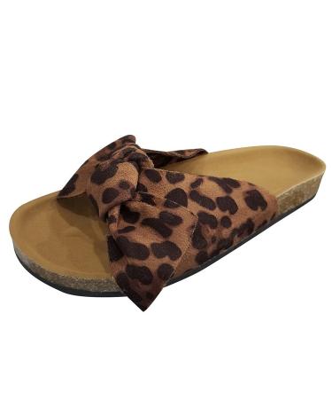 XTZYGLFD Summer sandals women shoes fashion bow slippers beach sandals beach sandals big flat paragraph women floor ladies sandals stiletto sandals brown 6.5 uk