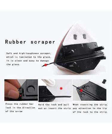 Window Cleaner Glass Wiper Surface Cleaning Tool for High-Rise Single Glazed Windows Suitable for Home/Office/Car Thickness 5-24 mm - Buy Online on GoSupps.com