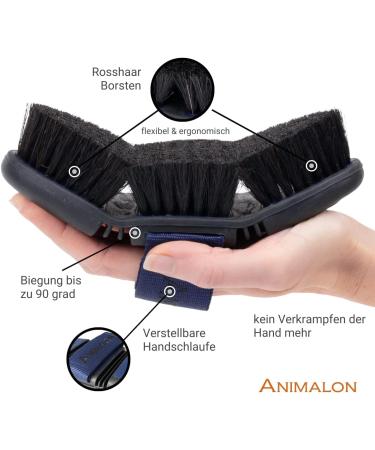 Animalon Shorthair Dog Brush | Effective Fur Care for Short-Haired Dogs | Innovative Card tsche | Blue (Large) - Shop Now! - Buy Online on GoSupps.com