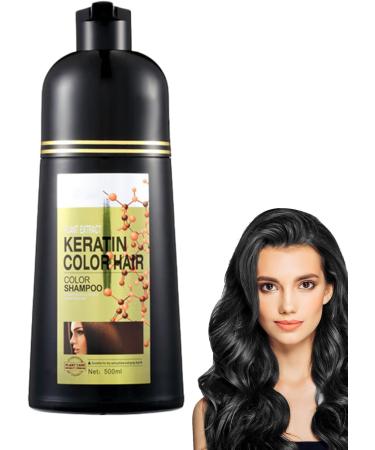 Zankie Silver gray hair color shampoo natural hair color shampoo 6in1 hair dye covers gray hair longlasting color shampoo for men and women for gray hair 500 ml - Buy Online on GoSupps.com