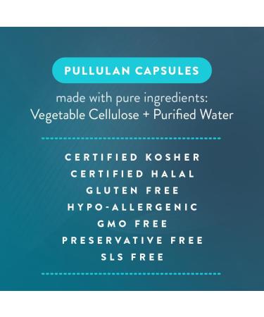 Buy PureCaps USA - 1 000 Empty Vegetarian Vegan Pullulan Pill Capsules Size 1 | Non-GMO SLS Free Gluten Free Preservative Free - Buy Online on GoSupps.com