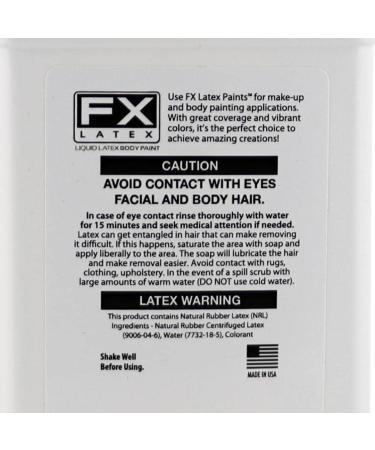 Liquid Latex Fashions - Ammonia Free Natural Face Paint for Kids & Adults | 16 oz Black | Ideal for Art Parties Cosplay & Concerts - Buy Online on GoSupps.com