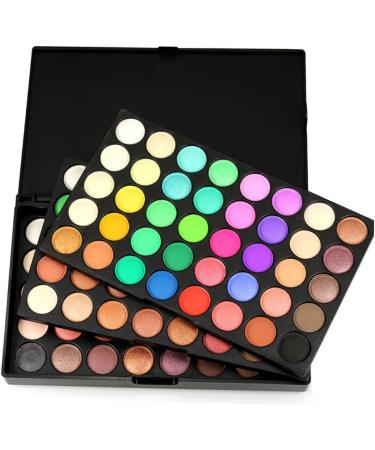 MUSISALY 2pcs 120 Eye Shadow Palettes Eyeshadow Glitter Eye Shadow Makeup Palette Glitter Palette - Buy Online on GoSupps.com