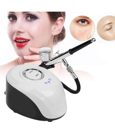 Facial Oxygen Water Spray Jet  MicroNano Moisturizing Oxygen Sprayer Airbrush Machine  for Skin Anti Wrinkle Rejuvenation (White)