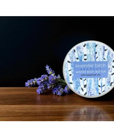 Greenwich Bay Trading Company Lavender Birch Body Butter Moisturizing Shea Butter & Cocoa Butter Blend 8 oz Jar - Buy Online on GoSupps.com