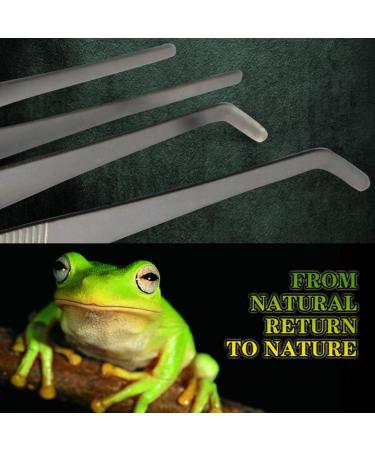 Baluue 2pcs Angled Food Tick Remover Tool Long Straight Bend Leopard Print Gecko - Buy Online on GoSupps.com