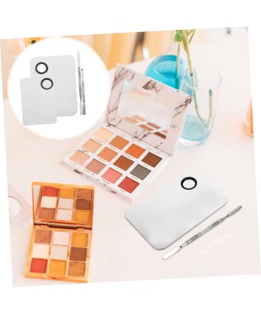 Healeved Cosmetic Mixing Plate Set - Makeup Palette & Foundation Blending Tray for Manicures - Metal Mixing Tool (14.9x10x0.3cm) - International Shipping Available - Buy Online on GoSupps.com