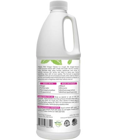 Mighty Mint Vinegar Cleaner - Non-Toxic All-Purpose Cleaner for Household Surfaces | Natural Mint Scent | 32 oz - Eco-Friendly Shipping Worldwide - Buy Online on GoSupps.com