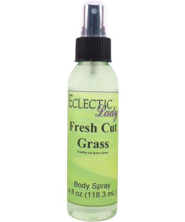 Fresh Cut Grass Body Spray 4 ounces Body Mist for Women with Clean Light & Gentle Fragrance Long Lasting Perfume with Comforting Scent for Men & Women Cologne with Soft Subtle Aroma For Daily 4 Fluid Ounces