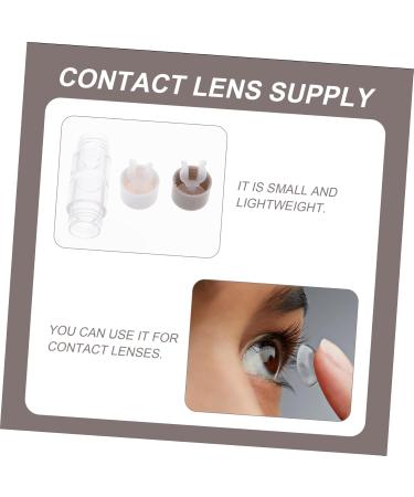 Solustre 3-Piece Contact Lens Container Set | Travel-Friendly Eye Case Accessories | Large Storage for Medication | Durable ABS Plastic - Buy Online on GoSupps.com