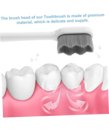 Buy Tovinanna 16 Pcs Aesthetic Soft Toothbrush Set - Travel Friendly Durable and Stylish White Toothbrushes for Home Use - Buy Online on GoSupps.com