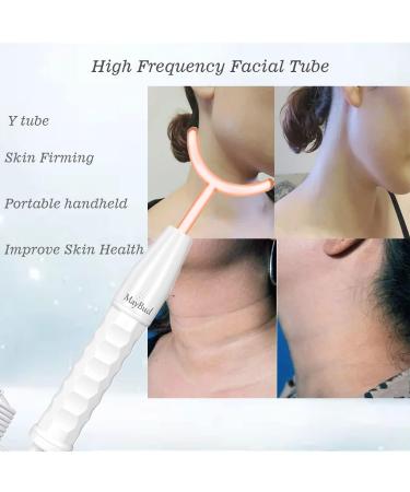 MayBud Portable Handheld High Frequency Y Glass Tube Wand (Neon) - Premium Skin Care Tool - Buy Online on GoSupps.com