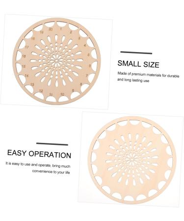 Ciieeo 1 Portable Kreuz-B Set - Tulip Production Threads Halter Studio Button Organizer DIY Wooden Cross Coil Light Tool 14.1x14.1cm for Handicrafts - Buy Online on GoSupps.com